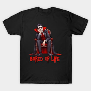 Vampire Bored of Life T-Shirt